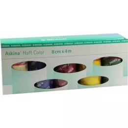 ASKINA Krabice s barevným sortimentem obvazů, 10 ks