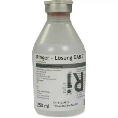 Ringerův roztok DAB 7 plast, 250 ml