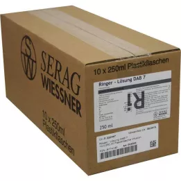 RINGER LÖSUNG DAB 7 plastů, 10X250 ml