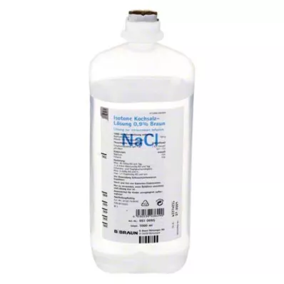 Fyziologický roztok 0,9% Ecoflac Plus, 1000 ml