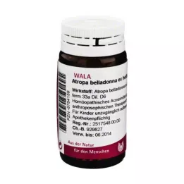 ATROPA belladonna ex Herba D 6 globulí, 20 g