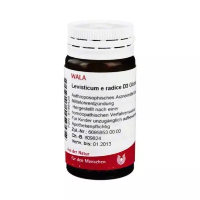 LEVISTICUM E radice D 3 globule, 20 g