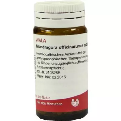 Mandragora vypnuta.E kolo. D6 globule (20 g)