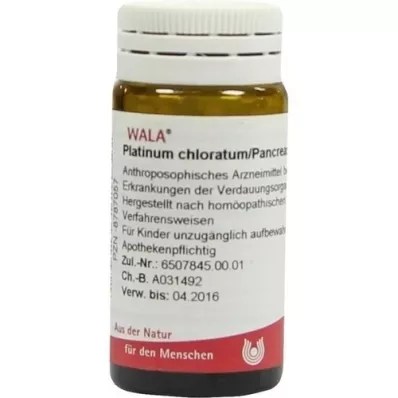 PLATINUM CHLORATUM/PANCREAS komp.globule, 20 g