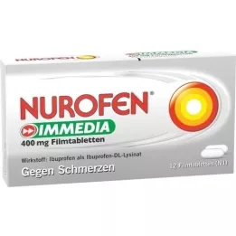 NUROFEN Immedia 400 mg potahované tablety, 12 ks