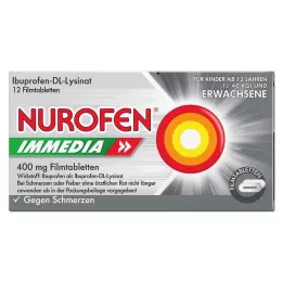NUROFEN Immedia 400 mg potahované tablety, 12 ks