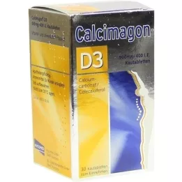CALCIMAGON D3 žvýkací tablety, 30 ks