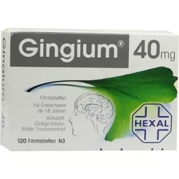 GINGIUM 40 mg potahované tablety, 120 kusů