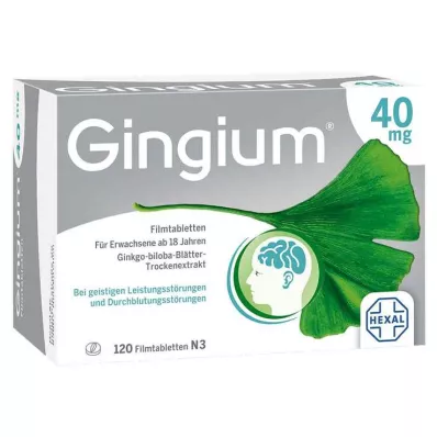 Gingium 40 mg potahované tablety, 120 ks