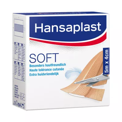 Hansaplast Soft Plaster 5mx4cm role, 1ks