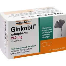 GINKOBIL-ratiopharm 240 mg potahované tablety, 120 ks