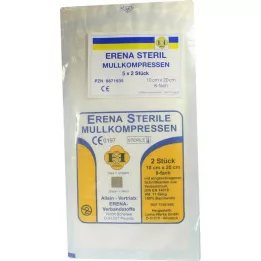 ERENA Gázový obklad 10x20 cm sterilní 8x5, 5x2 ks