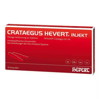 Crataegus Hevert injekční ampule (10 ks)