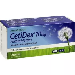 CETIDEX 10 mg potahované tablety, 100 ks