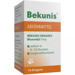 BEKUNIS Bisakodyl 5 mg tablety do žaludeční šťávy, 10 ks