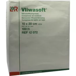VLIWASOFT Kompresy z netkané textilie 10x20 cm nesterilní 6l., 100 ks