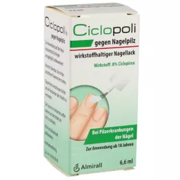 CICLOPOLI proti plísním nehtů účinná látka lak na nehty, 6,6 ml