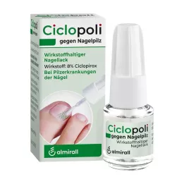 CICLOPOLI proti plísním nehtů účinná látka lak na nehty, 6,6 ml