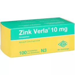 ZINK VERLA 10 mg potahované tablety, 100 ks
