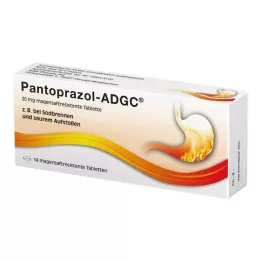 PANTOPRAZOL ADGC 20 mg entericky potahované tablety, 14 ks