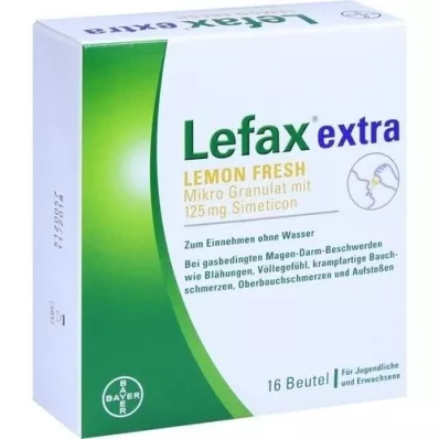 LEFAX extra Granule Lemon Fresh Micro, 16 ks