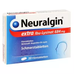 NEURALGIN extra Ibu lysinát potahované tablety, 20 ks