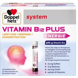 DOPPELHERZ Vitamin B12 Plus systém Ampule na pití, 30X25 ml