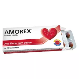 AMOREX pro tablety na bolest srdce a odloučení, 20 ks