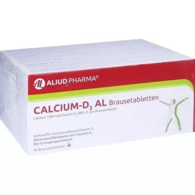 CALCIUM-D3 AL Šumivé tablety, 120 ks