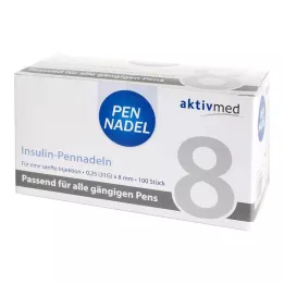 PEN-NADELN Univerzální 8 kanyl 0,26x8 mm, 100 ks