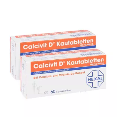 Calcivit D žvýkací tablety 600 mg/400 mezinárodních jednotek (120 kusů) Calcivit D žvýkací tablety 600 mg/400 mezinárodních jednotek (120 kusů)