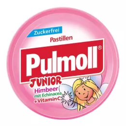 Pulmoll Junior malina s echinaceou bez cukru bonbony, 50g