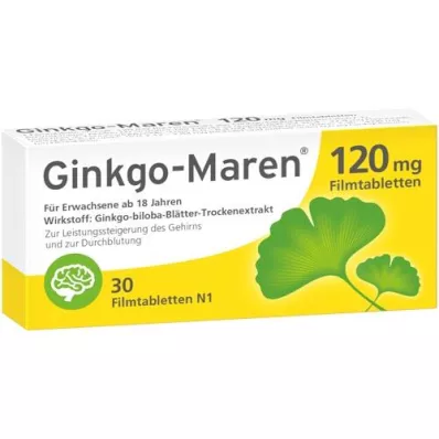 GINKGO-MAREN 120 mg potahované tablety, 30 ks