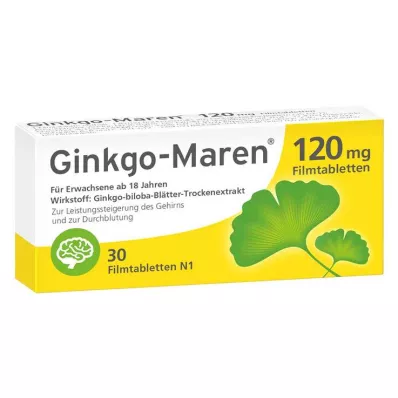 Ginkgo-Maren 120 mg potahované tablety, 30 ks