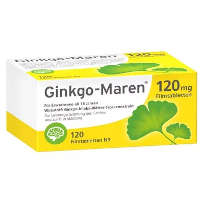 Ginkgo-Maren 120 mg potahované tablety, 120 ks