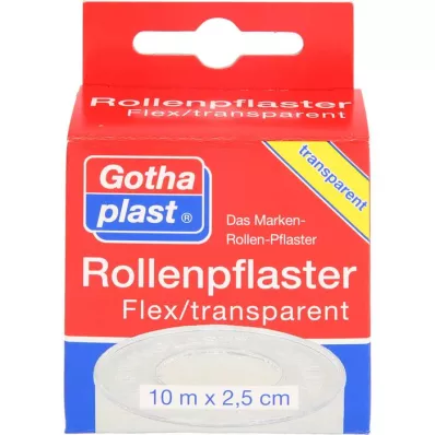 ROLLENPFLASTER Flex 2,5 cmx10 m trp.Euro závěs, 1 ks