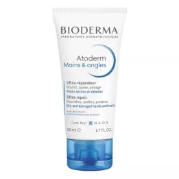 Bioderma Atoderm Mains krém na ruce na suché a drsné ruce a nehty, 50 ml