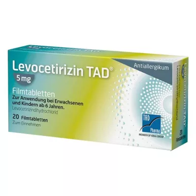 LEVOCETIRIZIN TAD 5 mg potahované tablety, 20 ks