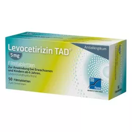 LEVOCETIRIZIN TAD 5 mg potahované tablety, 50 ks