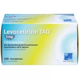 LEVOCETIRIZIN TAD 5 mg potahované tablety, 100 ks