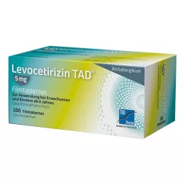 LEVOCETIRIZIN TAD 5 mg potahované tablety, 100 ks
