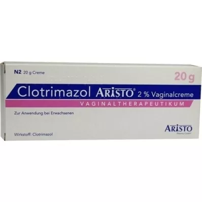 CLOTRIMAZOL ARISTO 2% vaginální krém + 3 aplikace, 20 g