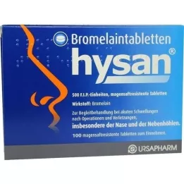 BROMELAIN TABLETTEN hysan enterální potahované tablety, 100 ks