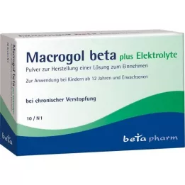 MACROGOL beta plus elektrolyty Plv.z.H.e.L.z.Einn., 10 ks