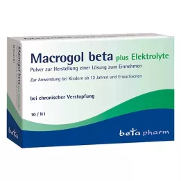 Makrogol beta plus elektrolytový prášek, 10 ks