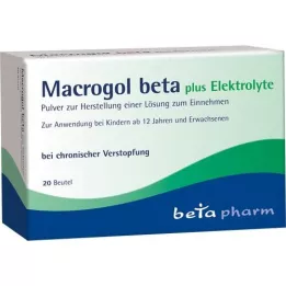 MACROGOL beta plus elektrolyty Plv.z.H.e.L.z.Einn., 20 ks