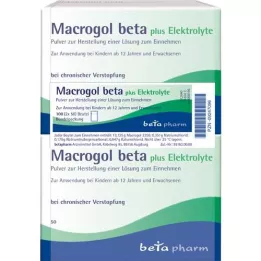 MACROGOL beta plus elektrolyty Plv.z.H.e.L.z.Einn., 100 ks