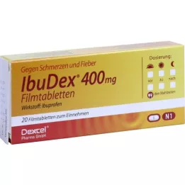 IBUDEX 400 mg potahované tablety, 20 ks