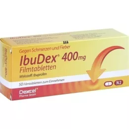 IBUDEX 400 mg potahované tablety, 50 ks