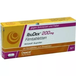 IBUDEX 200 mg potahované tablety, 20 ks